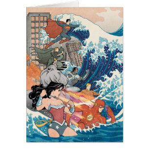 Couverture comique de la Ligue de Justice N° 15 Va