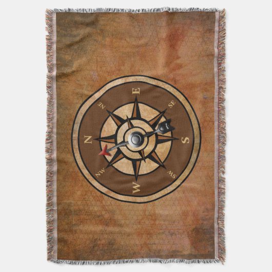 Couverture Compas rustique nautique (devant Vertical)