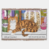 Couverture Comptoir de cuisine Orange Tabby Top Chat (Devant)