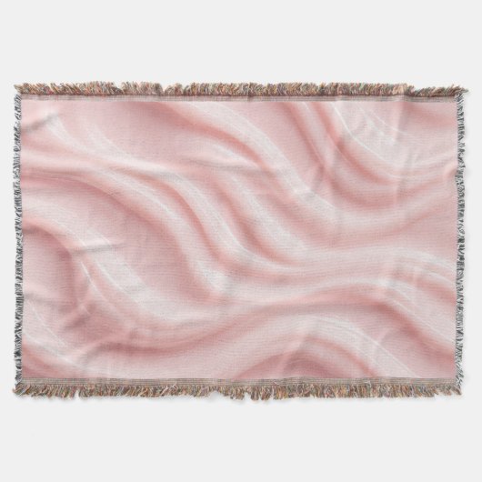 Couverture Conception Abstraite Crème Rose (Devant)