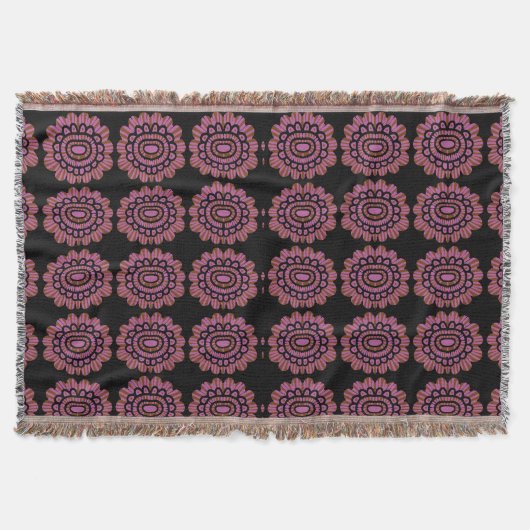 Couverture Conception Abstraite de Motif Mandala Floral (Devant)