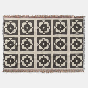 Couverture Conception Abstraite Géométrique avec Motif Symétr