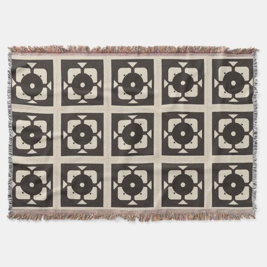 Couverture Conception Abstraite Géométrique avec Motif Symétr (Devant)