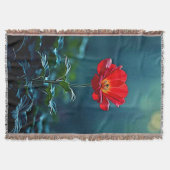 Couverture Conception centrée sur une seule fleur rouge (Devant)