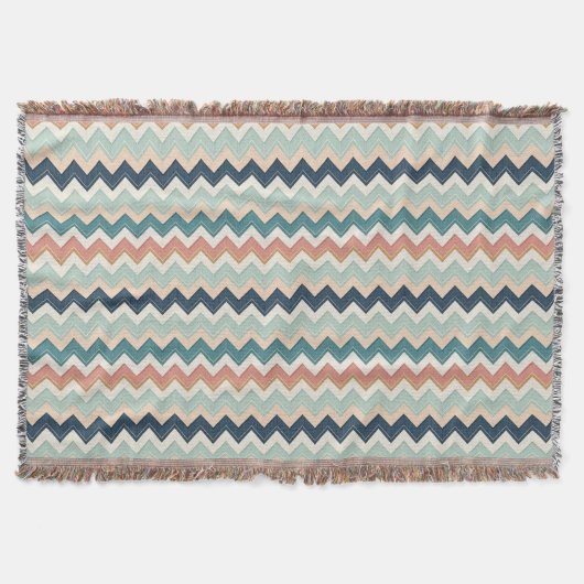 Couverture Conception Chevron Moderne Douce Personnalisée (Devant)