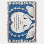 Couverture Conception d'arche de mariage amour cygne diamant (devant Vertical)