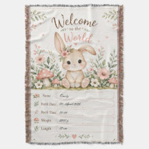 Conception de bébé lapin doux avec champs de donné