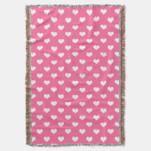 Couverture Conception de coeurs adorables roses blancs (devant Vertical)