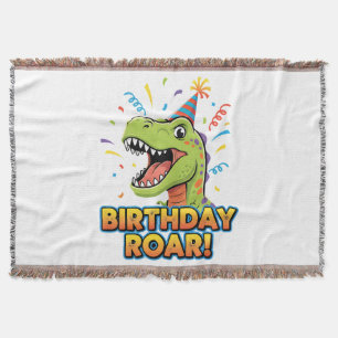 Couverture Conception de fête d'anniversaire de dinosaure mig