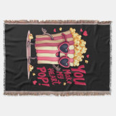 Couverture Conception de la Saint-Valentin cœur de pop-corn (Devant)
