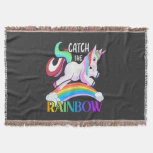 Couverture Conception de licorne arc-en-ciel Catch