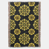 Couverture Conception de mandala doré avec motifs symétriques (devant Vertical)