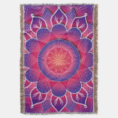 Couverture Conception de mandala traditionnel bleu violet : (devant Vertical)