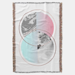 Couverture Conception de marbre géométrique de Scandi