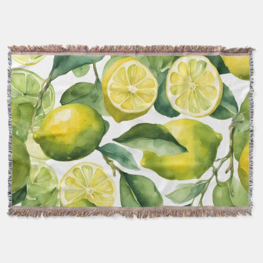 Couverture Conception de motif aquarelle citrons (Devant)