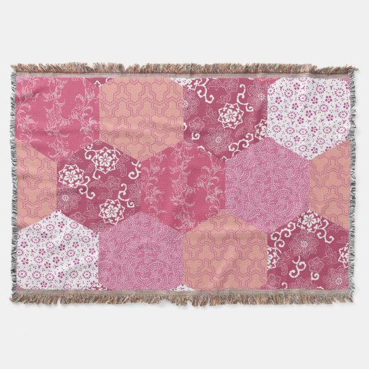 Couverture Conception de Motif de Patchwork de style japonais (Devant)