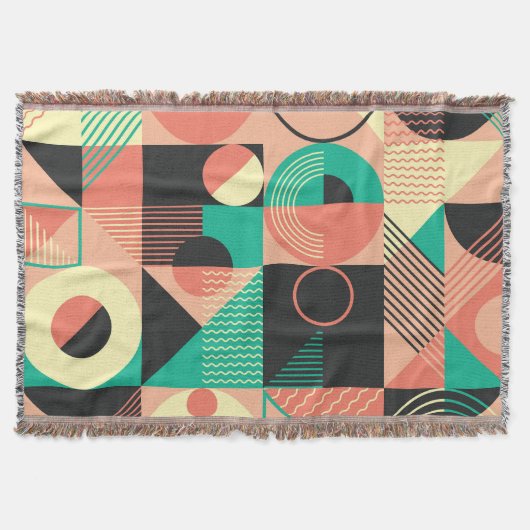 Couverture Conception de Motif géométrique rétro (Devant)