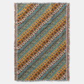 Couverture Conception de motifs aztèques ethniques colorés (devant Vertical)