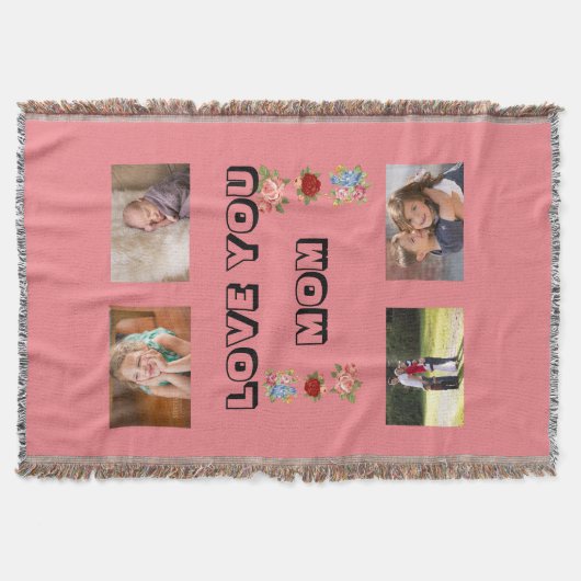 Couverture Conception de quartet de photos florales pour mama (Devant)