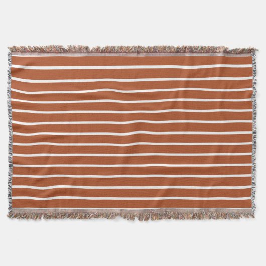Couverture Conception de rayures marron chocolat (Devant)