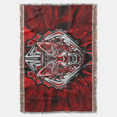 Couverture Conception de totem tribal Haida de loup (devant Vertical)