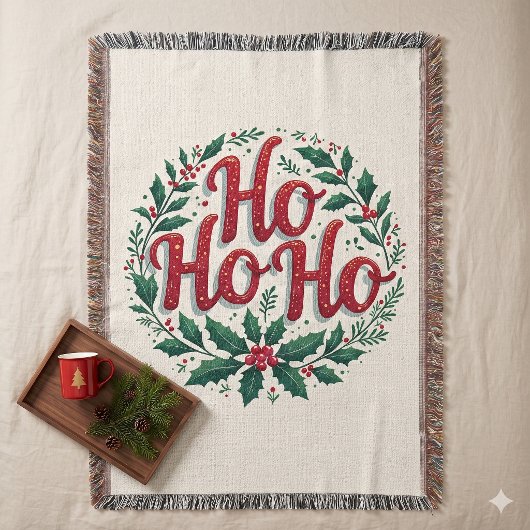Couverture Conception de typographie de couronne de Noël Ho H
