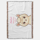 Couverture Conception d'illustration de lama mignon (devant Vertical)