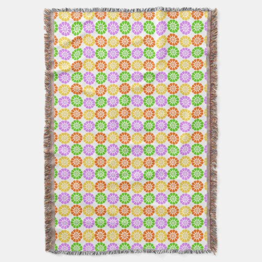 Couverture Conception florale multicolore (devant Vertical)