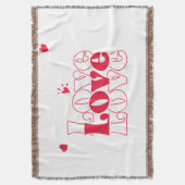 Couverture Conception graphique de typographie d'amour rouge (devant Vertical)