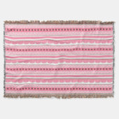 Couverture Conception rose-clair mignonne et Girly de motif (Devant)