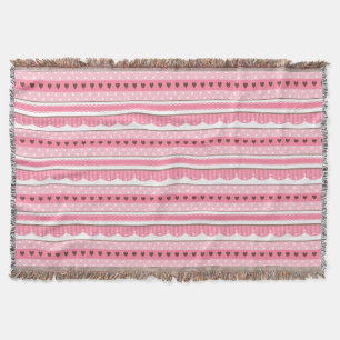 Couverture Conception rose-clair mignonne et Girly de motif