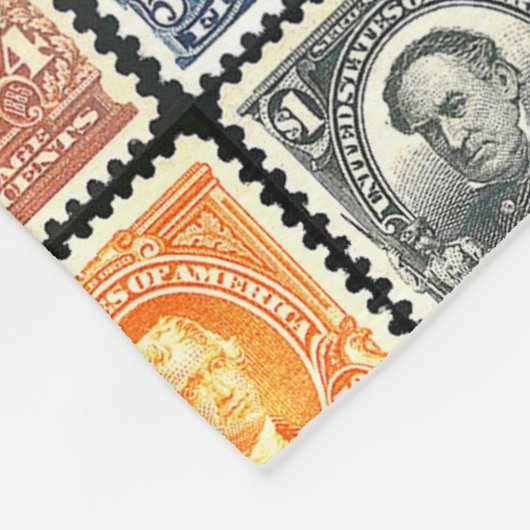 Couverture - conception vintage de timbres - (Coin)