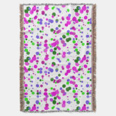 Couverture Confettis à pois roses (devant Vertical)