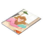 Couverture confortable Carnet de lecture de fille (Côté gauche)