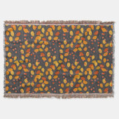 Couverture confortable d'automne avec feuilles et (Devant)