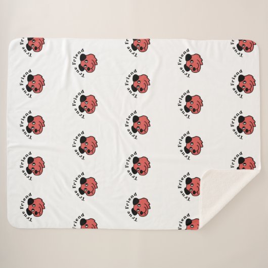 Couverture confortable en polaire et Sherpa (Devant (Horizontal))