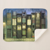 Couverture confortable pour les amateurs de livres (Devant (Horizontal))