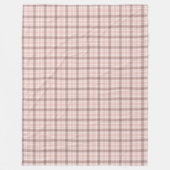 Couverture confortable Rose Gold Plaid pour un con (Devant)