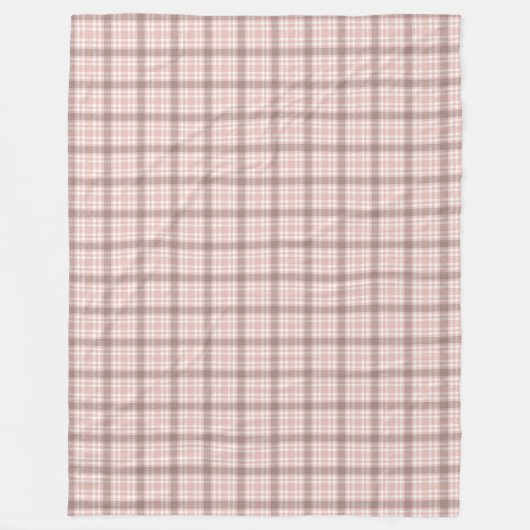 Couverture confortable Rose Gold Plaid pour un con (Devant)