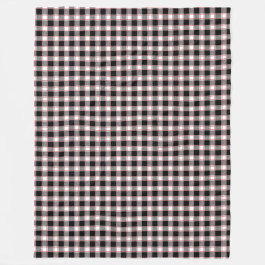 Couverture confortable rouge noir plaid pour Cabin (Devant)