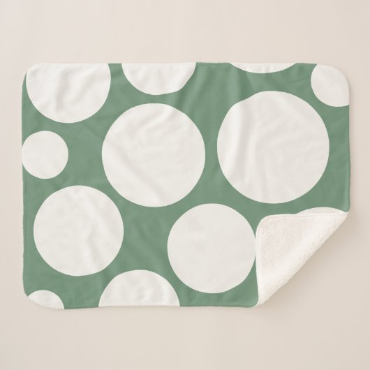 Couverture confortable verte Sage (Devant (Horizontal))