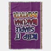 Couverture Conserver Simple Hakuna Matata Art Print (devant Vertical)