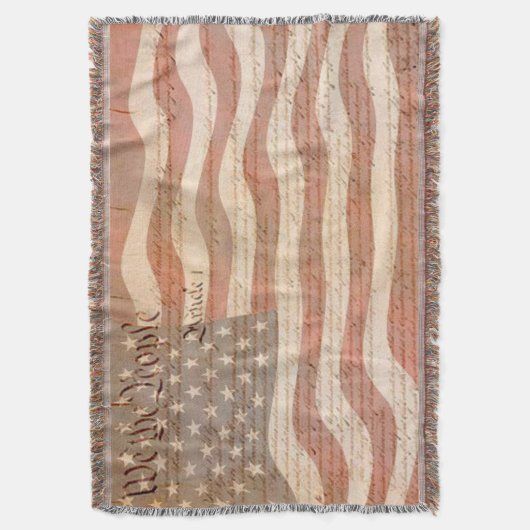 Couverture Constitution des États-Unis drapeau américain Patr (devant Vertical)