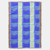 Couverture Cool Blue Nautical Abstract (devant Vertical)