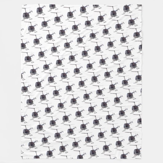 Couverture Cool Hélicoptère sur mesure Couverture (Devant)