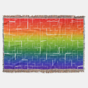 Couverture Cool Motif arc-en-ciel