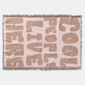 Couverture Cool People Live Here Boho Fringe Throw Blanket (Devant)