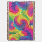 Couverture Cool Rainbow Tie Dye Motif (devant Vertical)