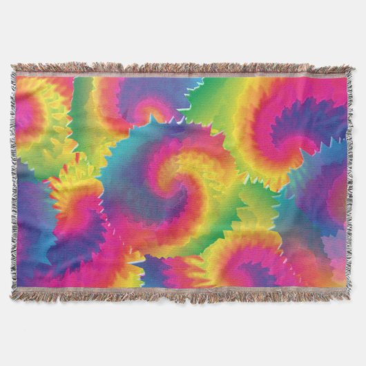 Couverture Cool Rainbow Tie Dye Motif (Devant)