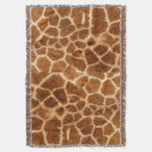 Couverture copie animale de girafe de safari africain (devant Vertical)